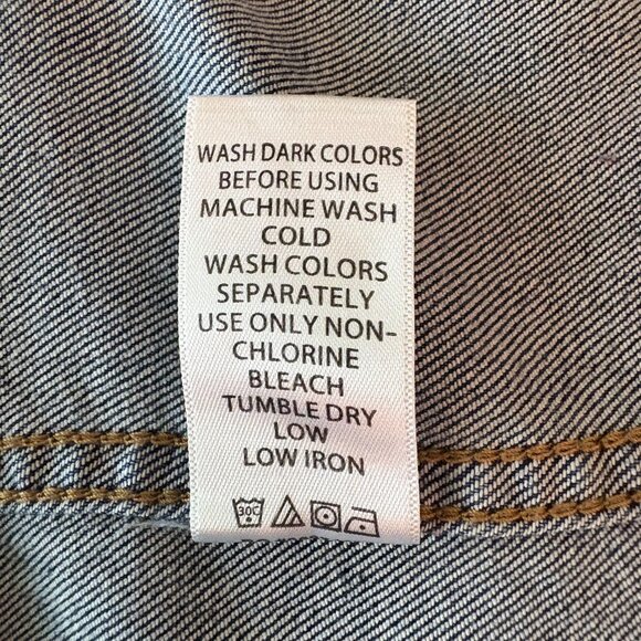 Woman Within Long Stretch Denim Jacket Jeans Medium Wash Pockets Plus Size 26 W - Picture 5 of 6